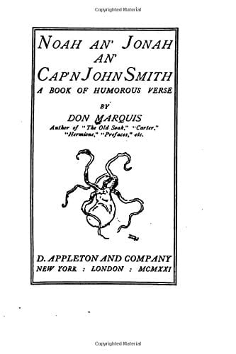 Noah An' Jonah An' Cap'n John Smith, a Book of Humorous Verse
