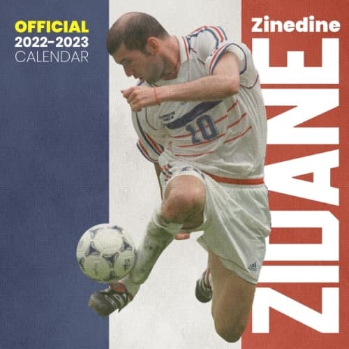 Zinedine Zidane Calendar 2022-2023: Zinedine Zidane OFFICIAL SPORT Calendar 2022 – 18 months – BIG SIZE 17"x11". Zinedine Zidane Planner for all fans ... Kalendar calendario calendrier 18 monthy. 6