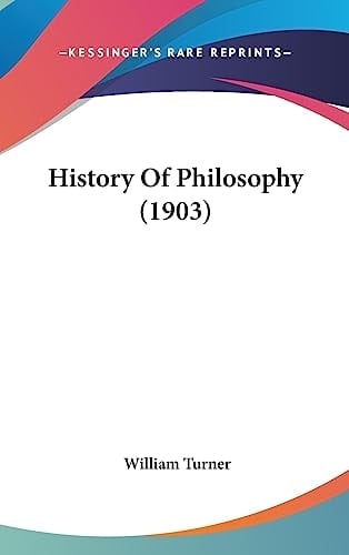 History Of Philosophy (1903)