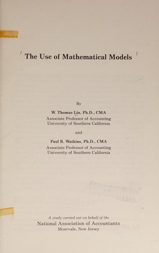 Use of Mathematical Models