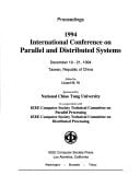 1994 International Conference on Parallel and Distributed Systems