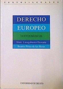 Derecho europeo textos básicos