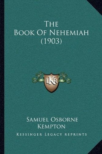 The Book Of Nehemiah (1903) (Latin Edition)