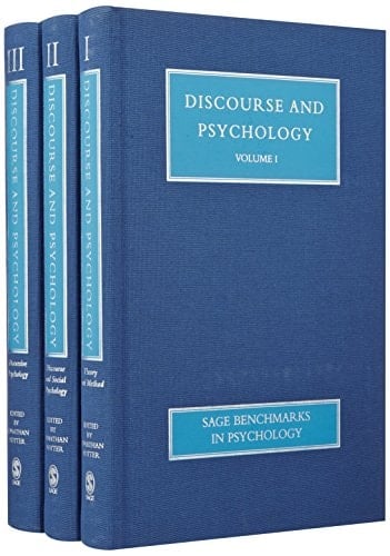 Discourse and Psychology (SAGE Benchmarks in Psychology)