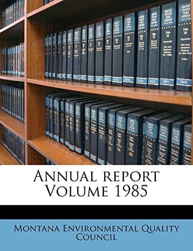 Annual report Volume 1985
