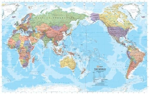 O/P World Supermap Laminated Tubed Use 97818764138287