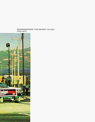 Reconsidering the Object of Art 1965-75