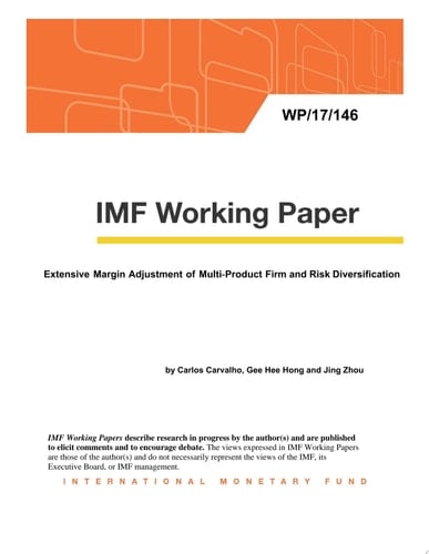 Extensive Margin Adjustment of Multi-Product Firm and Risk Diversification