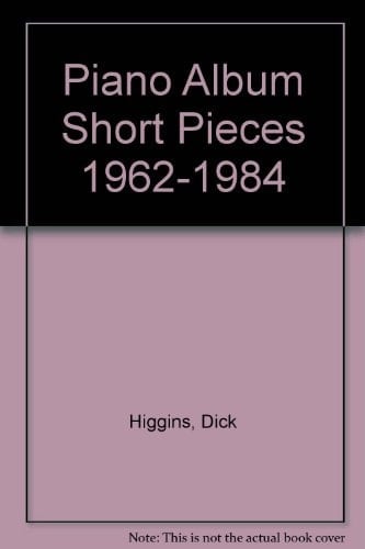 Piano Album Short Pieces 1962-1984