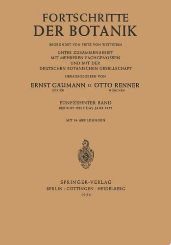 Bericht Über das Jahr 1952