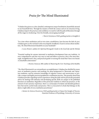 The Mind Illuminated A Complete Meditation Guide Integrating Buddhist Wisdom and Brain Science for Greater Mindfulness