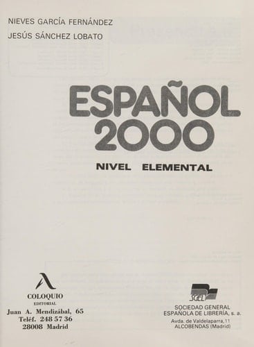 Español 2000 nivel elemental