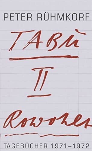 TABU II. Tagebücher 1971 - 1972.