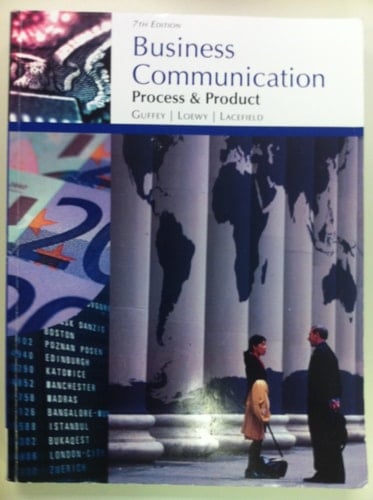 Business Communications: Process & Product (california edition, 1)
