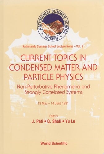 Current Topics In Condensed Matter And Particle Physics: Non-perturbative Phenomena And Strongly Correlated Systems