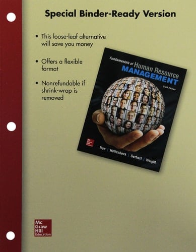 Loose Leaf Fundamentals of Human Resources with Connect Access Card