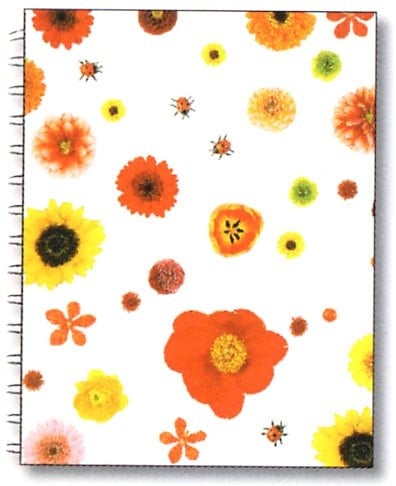Wild Flowers Wire-O Bound Journal