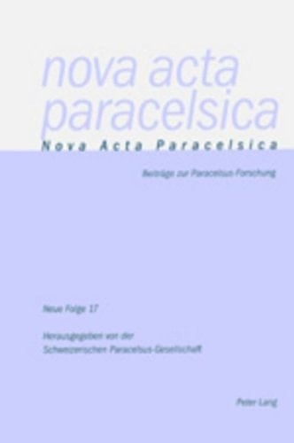 Nova Acta Paracelsica