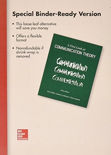 Loose Leaf for A First Look at Communication Theory with Connect Access Card