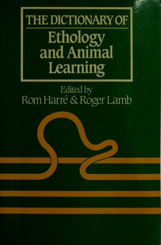 The Dictionary of Ethology and Animal Learning
