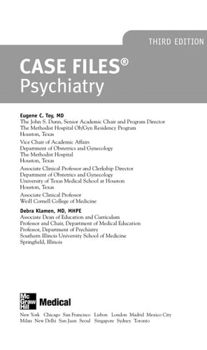 Case Files Psychiatry