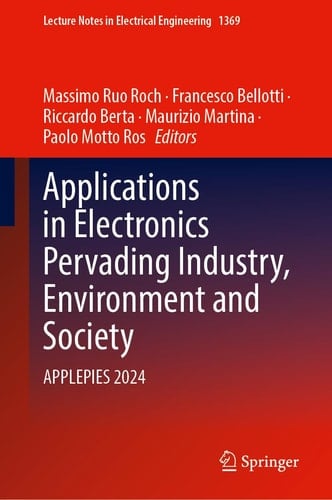 Applications in Electronics Pervading Industry, Environment and Society APPLEPIES 2024