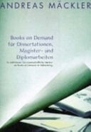 Books on demand für ... Dissertationen, Magister- und Diplomarbeiten so publizieren Sie wissenschaftliche Literatur als Books on Demand im Selbstverlag