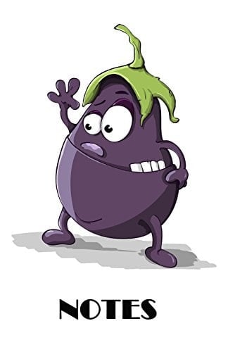 Notes Vegetable Notebook - A5 Lined Notebook, White Paper, 5. 5 X 8. 5 Inches, 100 Pages (50 Sheets)