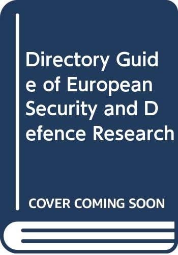 Directory guide of European security and defense research