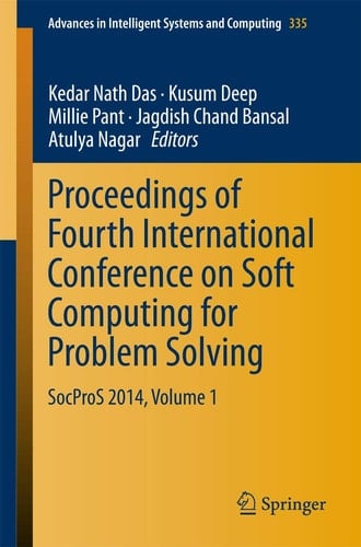 Proceedings of Fourth International Conference on Soft Computing for Problem Solving SocProS 2014, Volume 1