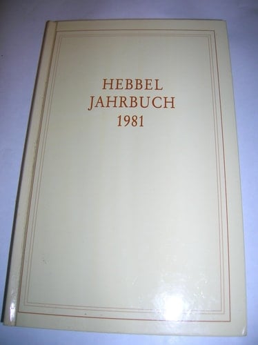 Hebbel Jahrbuch 1981