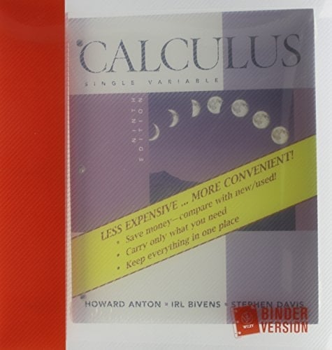 Calculus Late Transcendentals Single Variable 9th Edition Binder Ready W/Binder Set