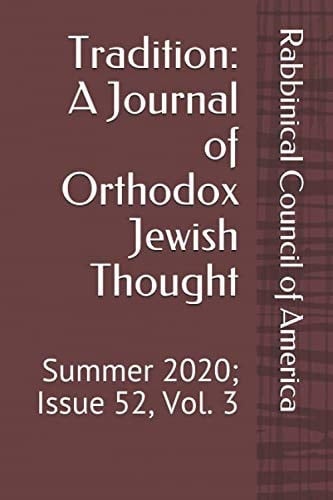 Tradition: A Journal of Orthodox Jewish Thought