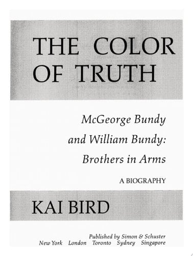 The Color of Truth