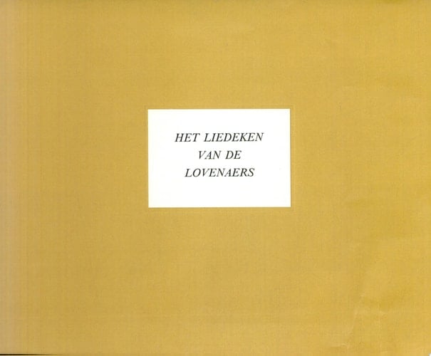 Het liedeken van de Lovenaers een 18de-eeuws Leuvens beiaardhandschrift