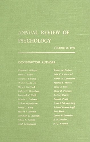 Annual Review of Psychology 1977