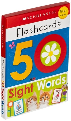 50 Sight Words Flashcards: Scholastic Early Learners (Flashcards)