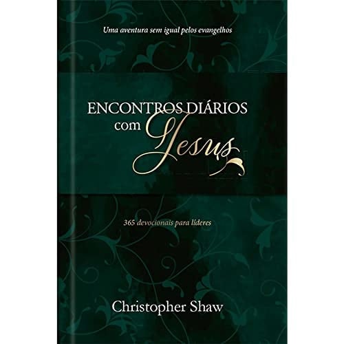 livro encontros diarios com jesus luxo