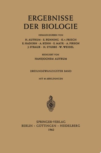 Ergebnisse der Biologie