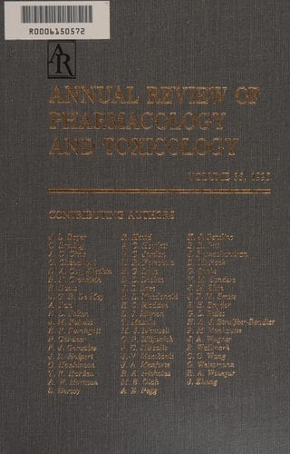 Annual Review of Pharmacology and Toxicology