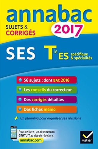 Sciences économiques et sociales Tle ES - Sciences sociales et politiques ; Econ Sujets et corrigés