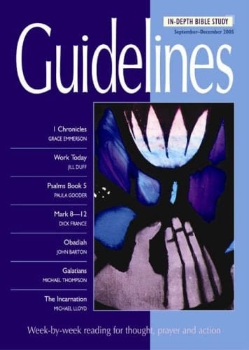 Guidelines September - December 2005 In-Depth Bible Study