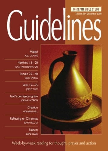 Guidelines September - December 2008 In-depth Bible Study