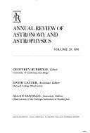 Annual Review of Astronomy and Astrophysics