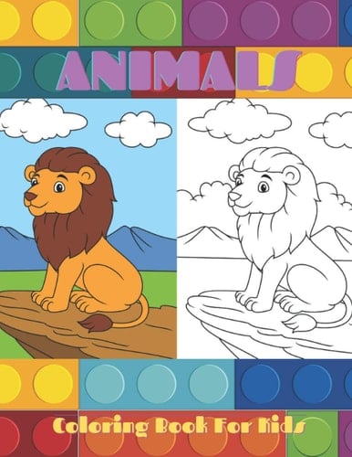 ANIMALS - Coloring Book For Kids Sea Animals, Farm Animals, Jungle Animals, Woodland Animals and Circus Animals
