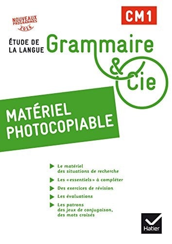 Grammaire & Cie CM1 Matériel photocopiable