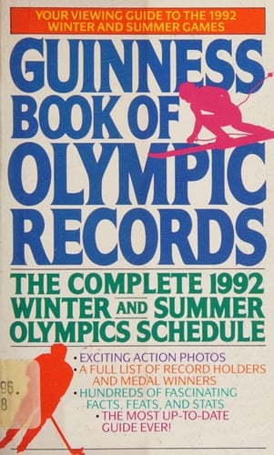 Guinness Book of Olympic Records 1992