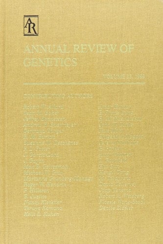 Annual Review of Genetics: 1999