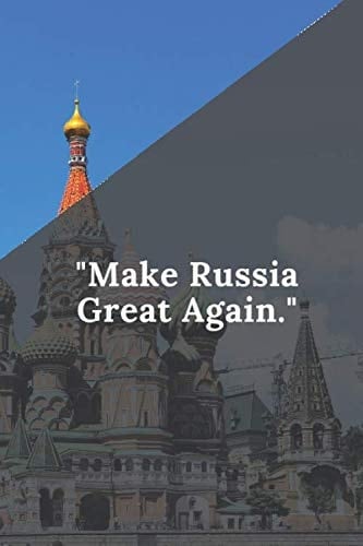 Make Russia Great Again Notebook