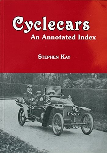 Cyclecars An Annotated Index